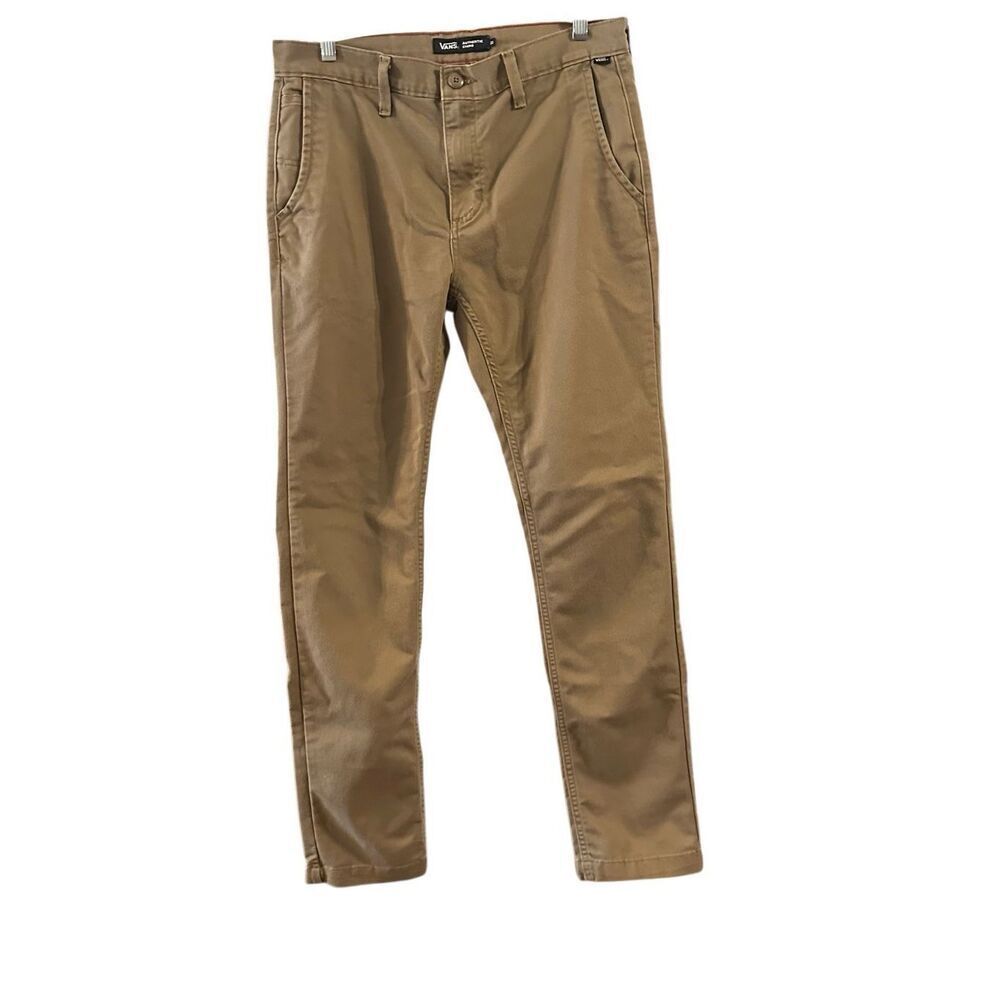 Vans Men's Tan Authentic Chino Slim Straight Pants Size 30